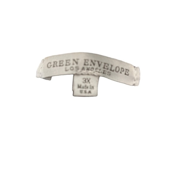 GREEN ENVELOPE Plus Size Zip V-Neck 3/4 Sleeve Gray Very Soft Sweater Size 3X - Picture 4 of 4